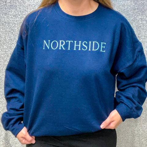 Northside School Pride T-Shirt – Northside Classic Font Style - Navy Gildan Sweatshirts (Adult & Youth) *Special Order Item* #6