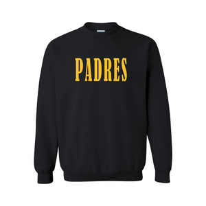 PRESALE CLOSES 2-24-2024 Padres Tshirts - Unisex Adult and Youth Gildan Black Tshirts and Sweatshirts