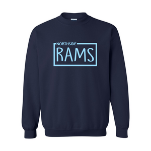 PRESALE & DEAL PRICE!! ⭐️CLOSES 2/19/22⭐️ Northside Rams Navy Tshirt or Sweatshirt Navy - Youth or Adult