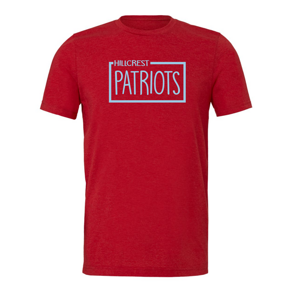 PRESALE & DEAL PRICE!! ⭐️CLOSES 7/22/24⭐️ Hillcrest Patriots Red Tshirt or Sweatshirt - Youth or Adult