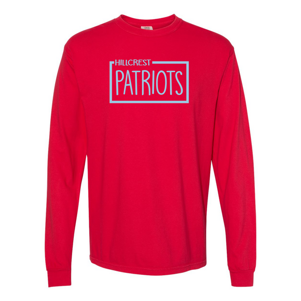 PRESALE & DEAL PRICE!! ⭐️CLOSES 3/18/24⭐️ Hillcrest Patriots Red Tshirt or Sweatshirt - Youth or Adult