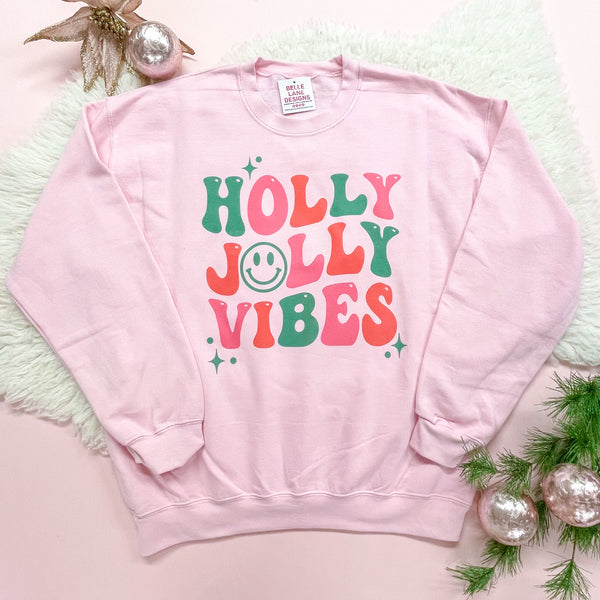 Christmas Holly Jolly Vibes - Women's Sweatshirts