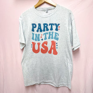 SAMPLE SHIRT SALE - Party In The USA - Adult Large *Ready To Ship*