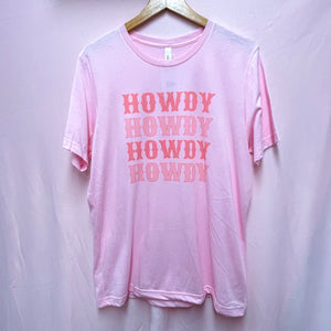 SAMPLE SHIRT SALE - Howdy Howdy - Adult Large *Ready To Ship*