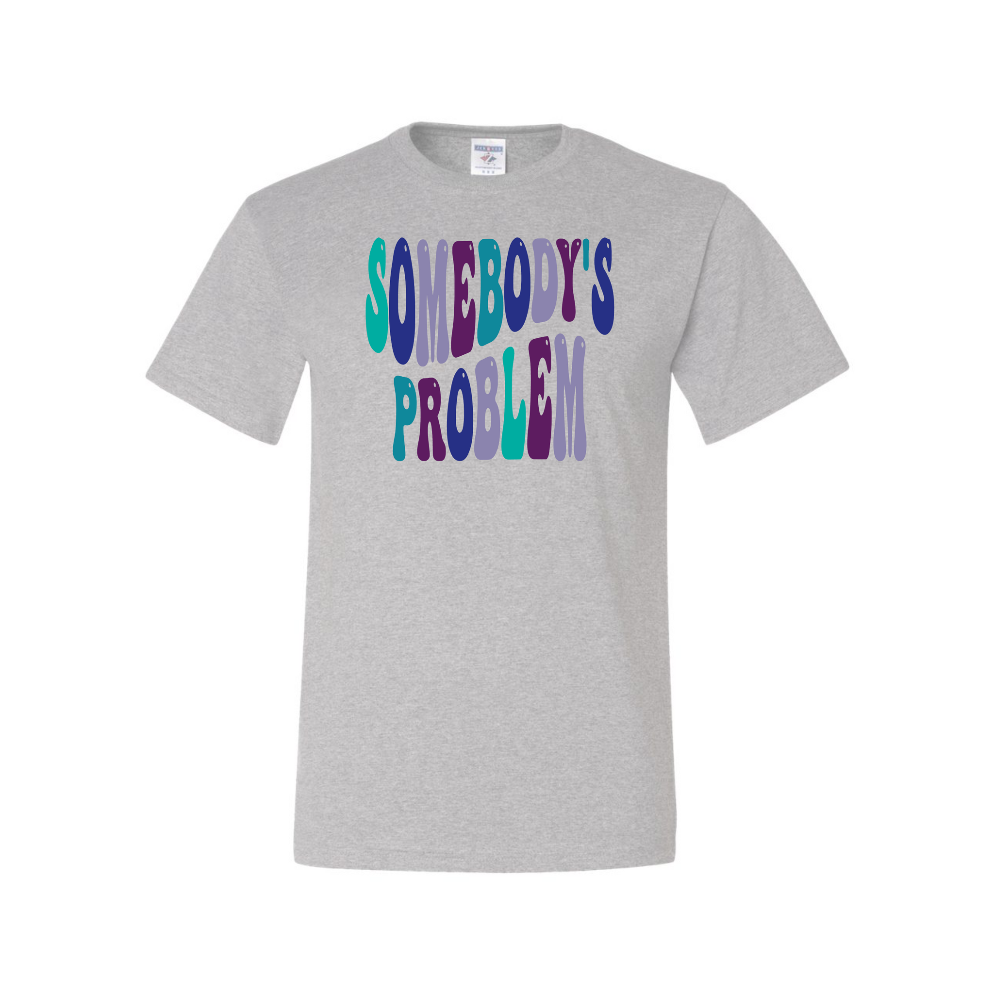 Somebody's Problem - Sorry Not Sorry Collection	- Women's Ash Grey Short Sleeve Tshirts S160