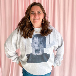 movie watching sweatshirt 