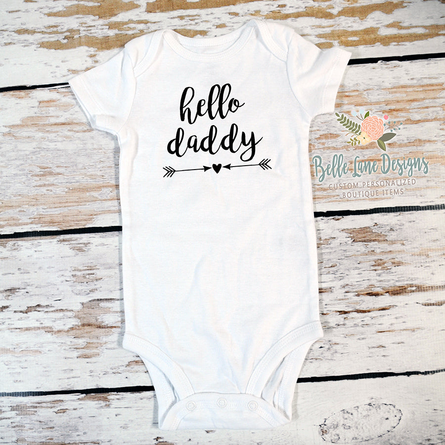 Coming Soon Gerber Onesie Pregnancy Announcement to Daddy!