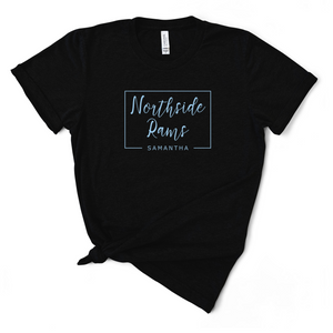black northside rams shirt