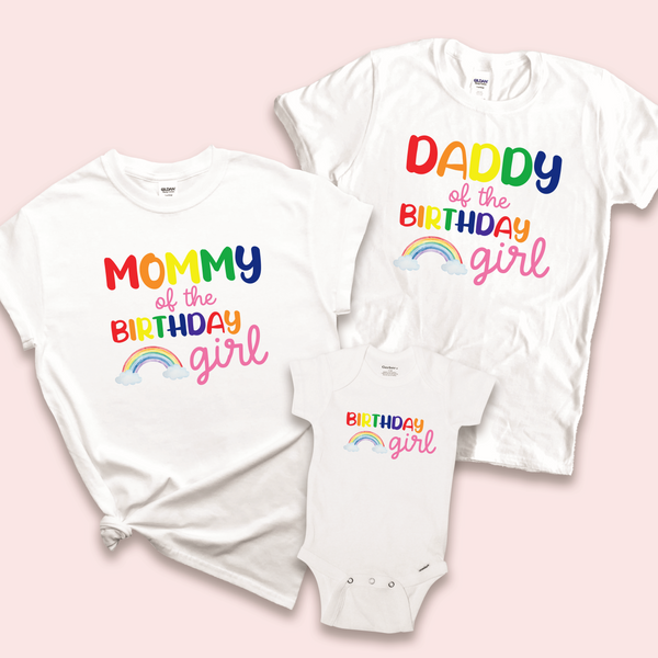 rainbow birthday shirts