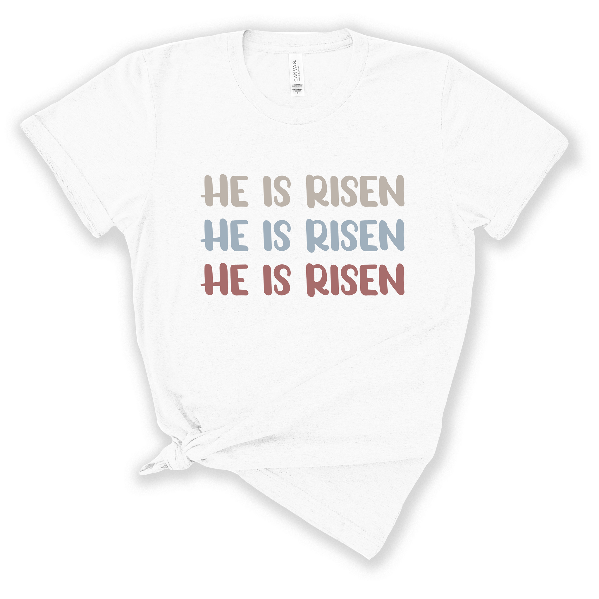 adult He is Risen tshirt