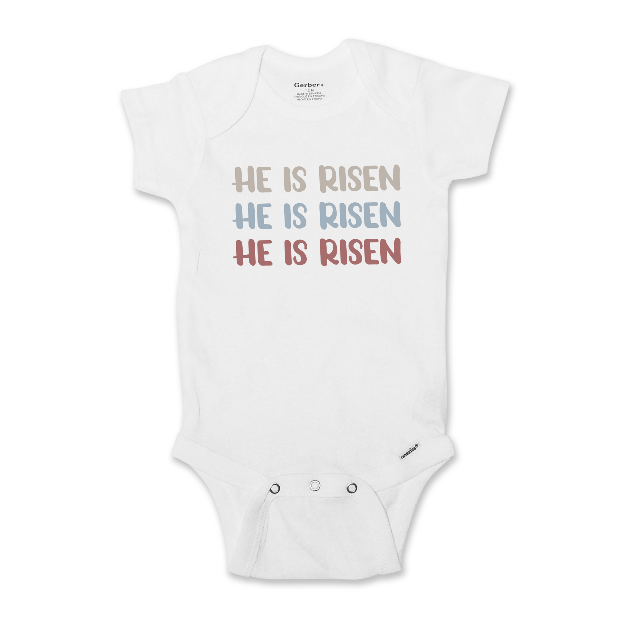 He is risen onesie