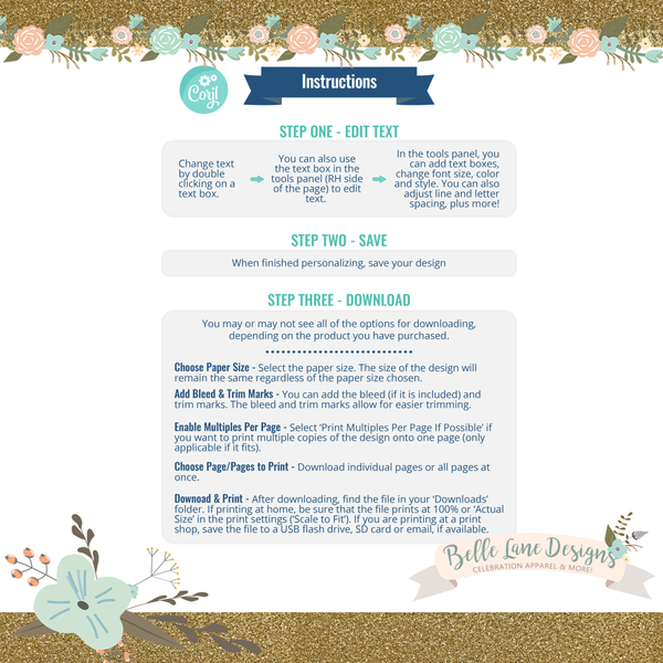 DIGITAL Baby Shower Diaper Raffle Sign and Card, Floral Blush Pink Boho Party, DIY at Home Printable Download 051 052