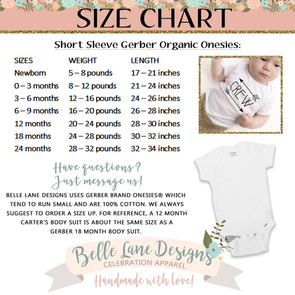 Little Pumpkin Floral | Short or Long Sleeve Onesie | Pregnancy Announcement, Girls | 549